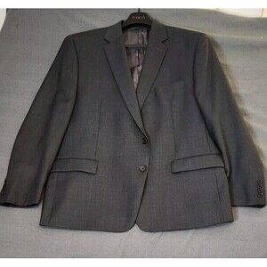 Polo Ralph Lauren Black Label Blazer Wool Blend Sport Coat Jacket Gray Men’s 46R